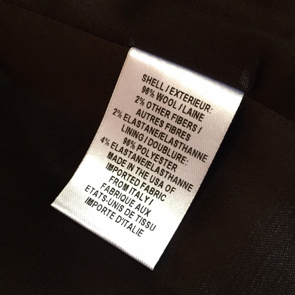 MILLY Ruffle Sleeve Pinstripe Blazer/Jacket - Size 2 - Picture 8 of 9